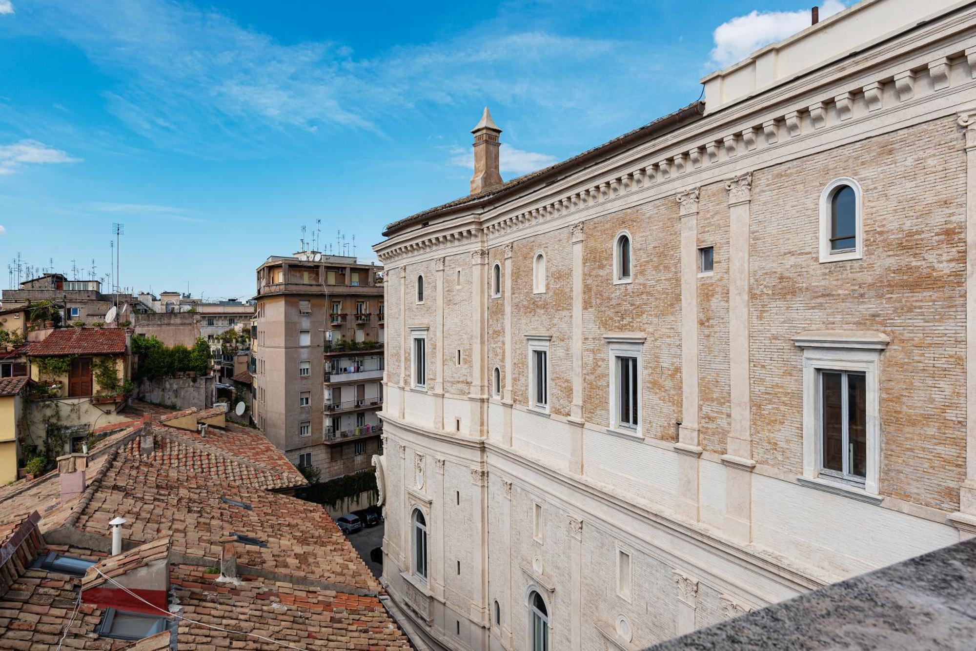 Apartment With Terrace In Via Del Pellegrino - FromhometoRom Eksteriør billede
