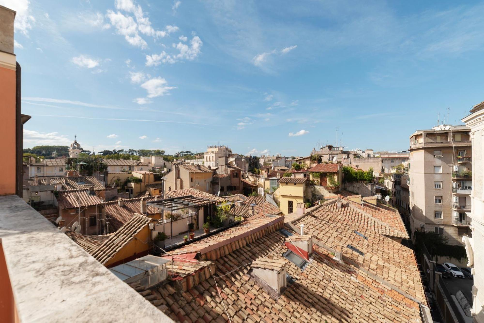 Apartment With Terrace In Via Del Pellegrino - FromhometoRom Eksteriør billede