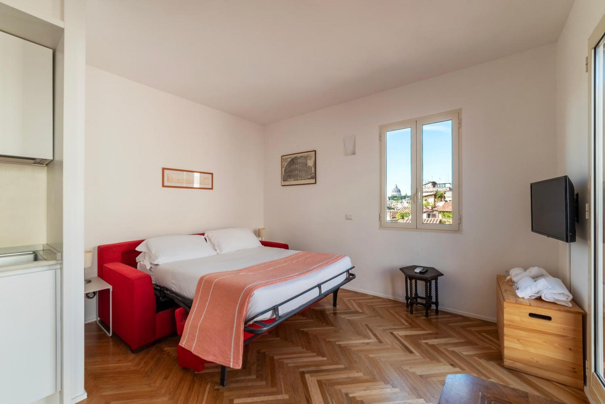 Apartment With Terrace In Via Del Pellegrino - FromhometoRom Eksteriør billede