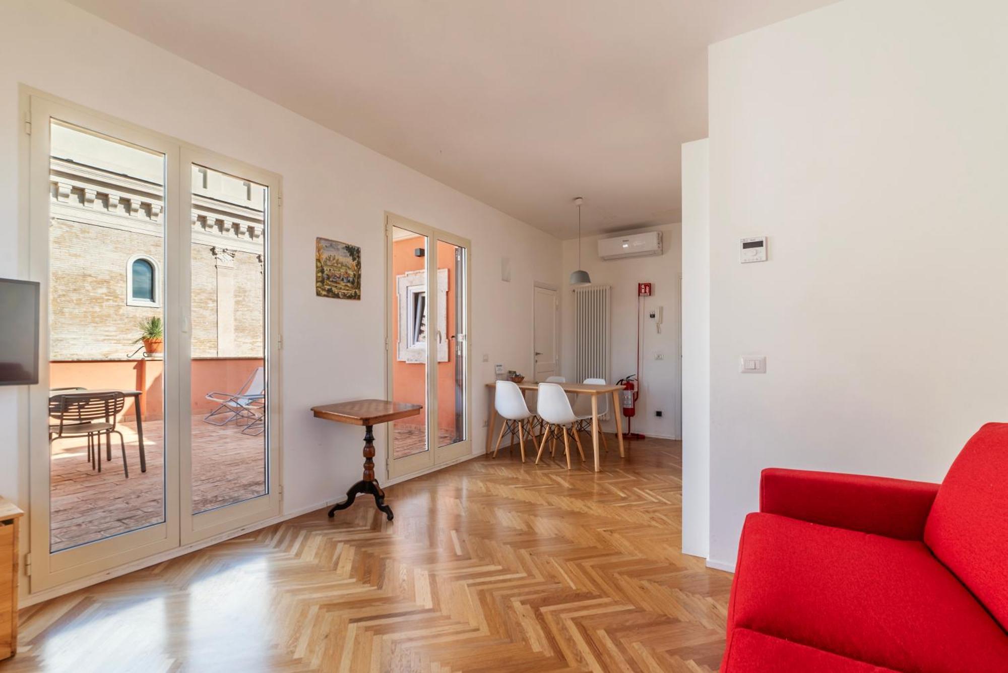 Apartment With Terrace In Via Del Pellegrino - FromhometoRom Eksteriør billede
